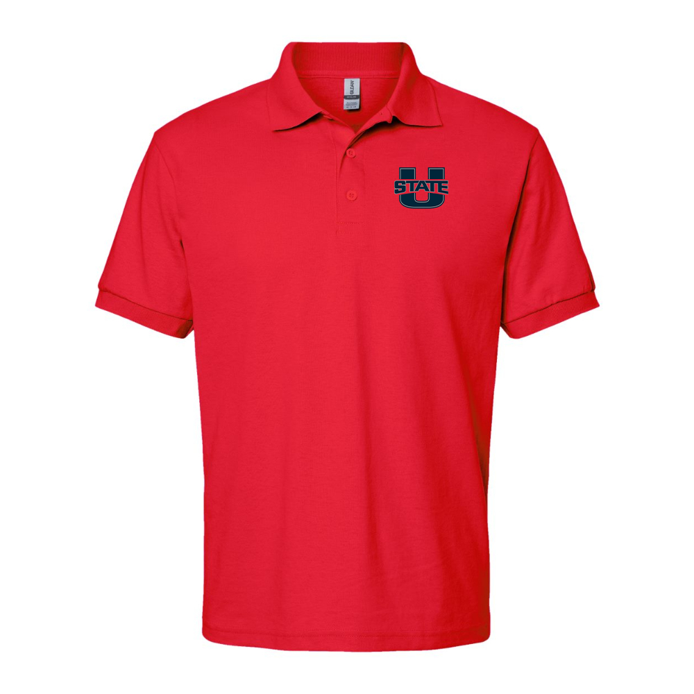Men's Utah State Aggies Gildan Dry Blend Jersey Polo